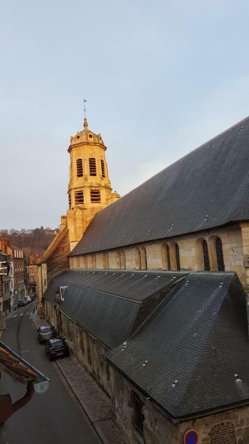 オンフルールLe Saint Leonard...Il Est Orangeアパートメント エクステリア 写真
